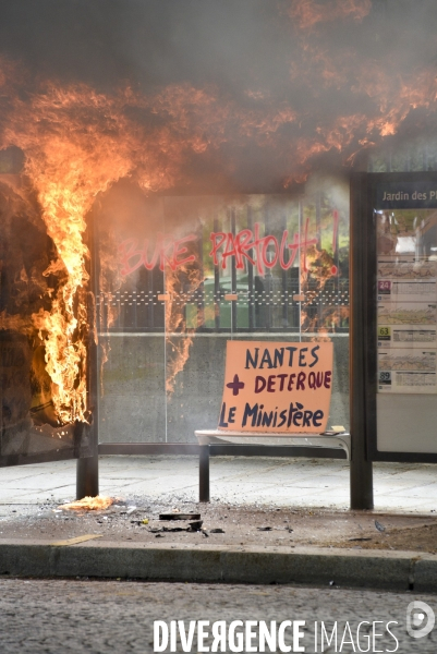 Journée de manifestation du 1er mai 2018 à Paris.