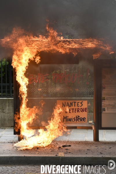 Journée de manifestation du 1er mai 2018 à Paris.