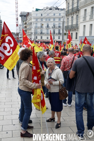 Manifestation des cheminots de l hérault