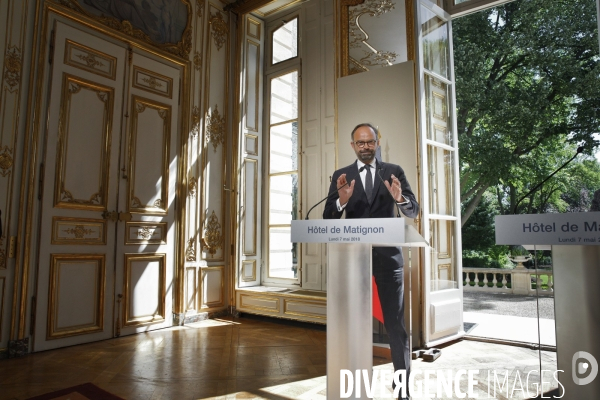 Edouard Philippe , Premier ministre,  reçoit ce lundi les syndicats de cheminots