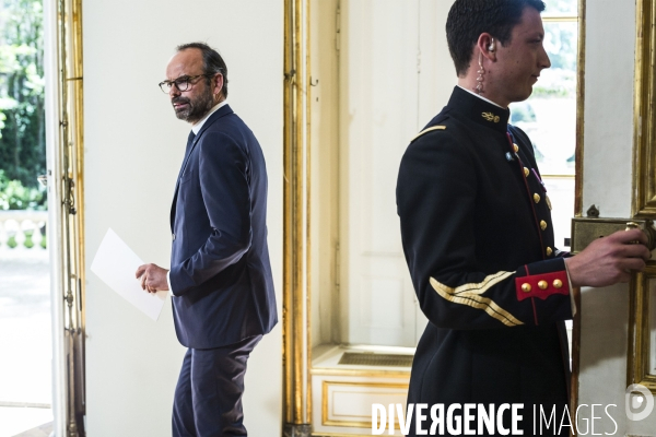 Matignon, Entretiens avec les organisations syndicales