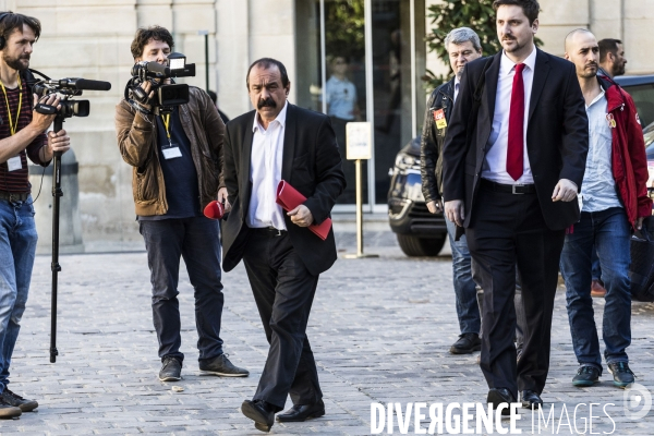 Matignon, Entretiens avec les organisations syndicales