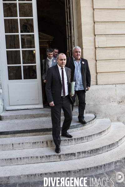 Matignon, Entretiens avec les organisations syndicales