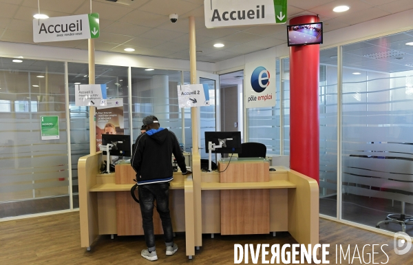 Une agence Pôle Emploi à Clichy sous Bois