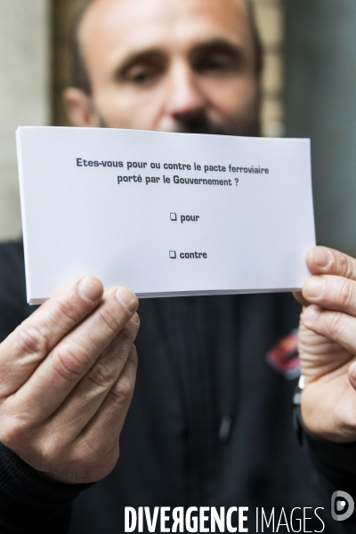 Journée sans cheminot à la SNCF et (votation) vote-Action
