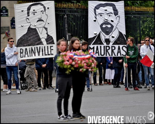 Défilé de l Action Française pour rendre hommage à Jeanne d Arc