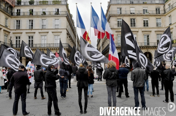 Défilé de La Dissidence Française pour rendre hommage à Jeanne d Arc