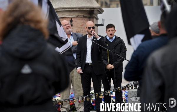 Défilé de La Dissidence Française pour rendre hommage à Jeanne d Arc