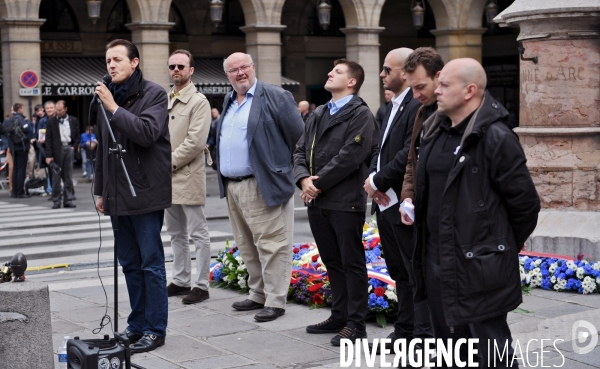 Défilé de La Dissidence Française pour rendre hommage à Jeanne d Arc