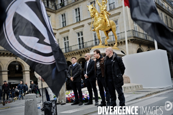 Défilé de La Dissidence Française pour rendre hommage à Jeanne d Arc