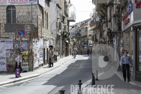 Quartier ultra-orthodox Méa Shéarim à Jérusalem