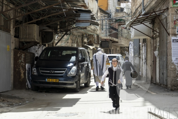 Quartier ultra-orthodox Méa Shéarim à Jérusalem