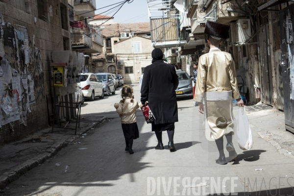 Quartier ultra-orthodox Méa Shéarim à Jérusalem