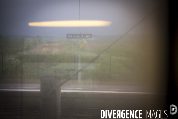 Usagers de la ligne Paris Rouen Le Havre pendant les grèves SNCF