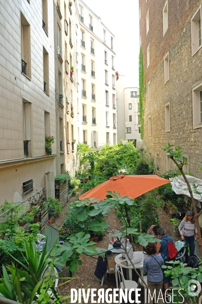 Le jardin partagé du quartier populaire saint Blaise.