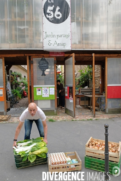 Le jardin partagé du quartier populaire saint Blaise.