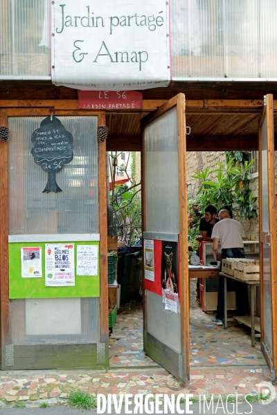 L  amap et le jardin partagé du quartier populaire saint Blaise.