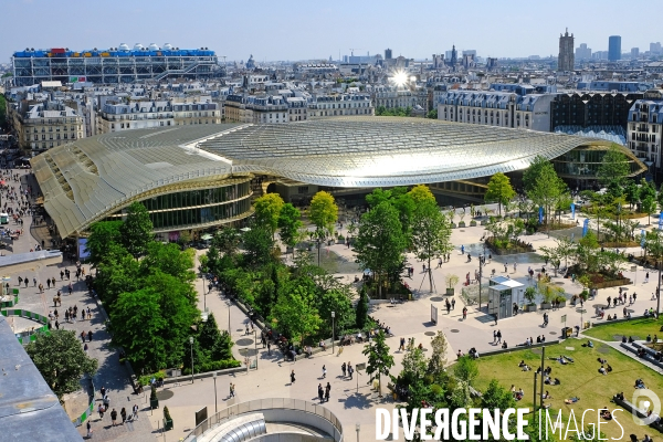 Après dix ans de travaux, les Halles retrouvent leur place  au coeur de Paris.