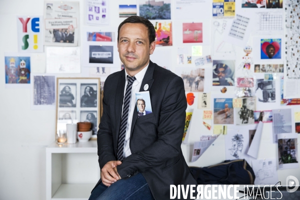 Adrien TAQUET, publicitaire, homme politique, soutien d Emmanuel MACRON, inventeur du slogan  En Marche .