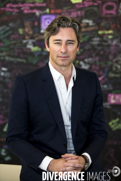 Laurent SOLLY, directeur général de Facebook France et Europe du sud, dans les locaux de Facebook à Paris.