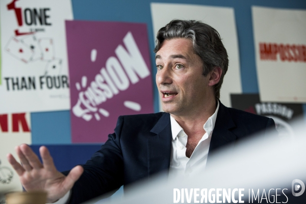 Laurent SOLLY, directeur général de Facebook France et Europe du sud, dans les locaux de Facebook à Paris.