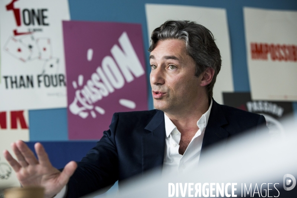 Laurent SOLLY, directeur général de Facebook France et Europe du sud, dans les locaux de Facebook à Paris.