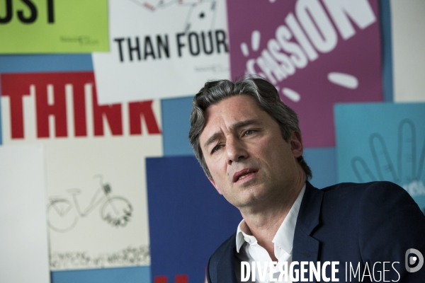 Laurent SOLLY, directeur général de Facebook France et Europe du sud, dans les locaux de Facebook à Paris.