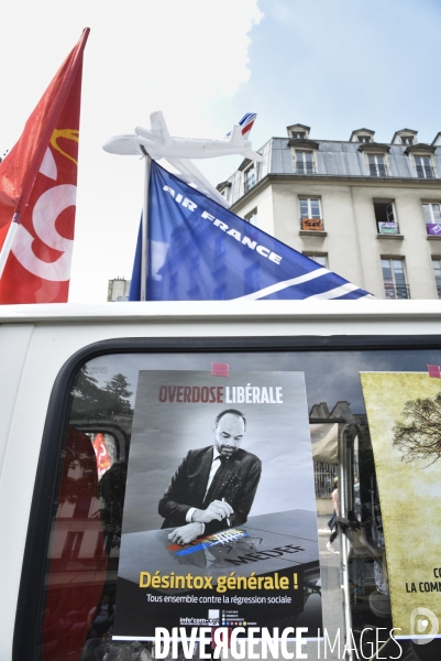 Manifestation des fonctionnaires le 22 mai à Paris.