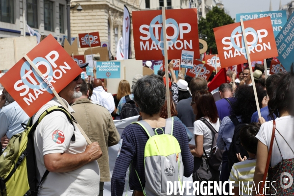 Marée humaine à Marseille