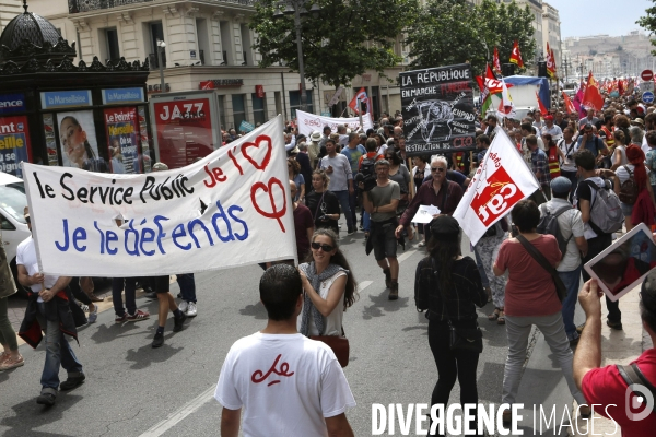 Marée humaine à Marseille