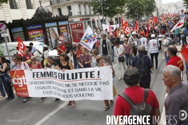 Marée humaine à Marseille