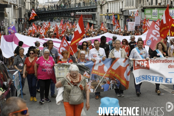 Marée humaine à Marseille