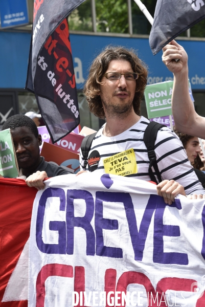 Manifestation La marée populaire anti Macron, le 26 mai à Paris.