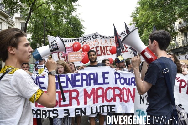 Manifestation La marée populaire anti Macron, le 26 mai à Paris.