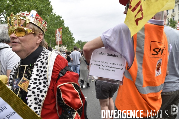 Manifestation La marée populaire anti Macron, le 26 mai à Paris.