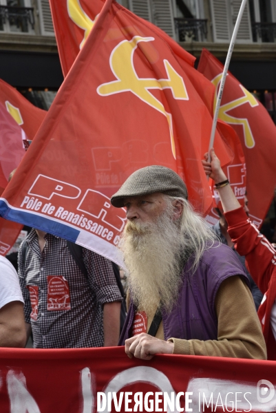 Manifestation La marée populaire anti Macron, le 26 mai à Paris.
