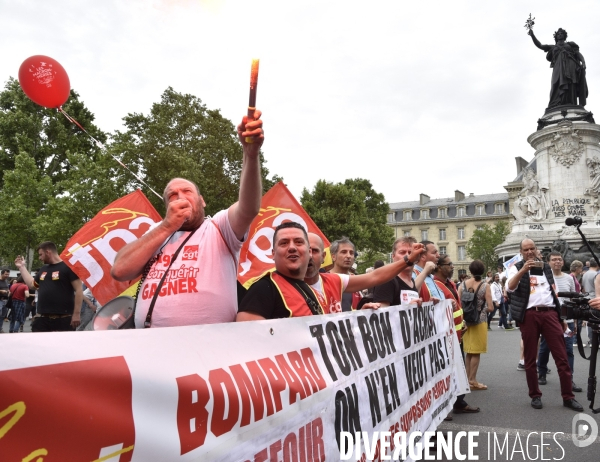 Manifestation La marée populaire anti Macron, le 26 mai à Paris.