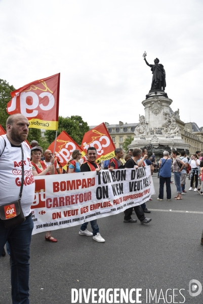 Manifestation La marée populaire anti Macron, le 26 mai à Paris.