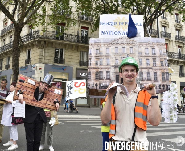 Manifestation La marée populaire anti Macron, le 26 mai à Paris.