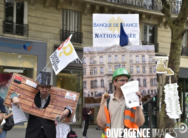 Manifestation La marée populaire anti Macron, le 26 mai à Paris.