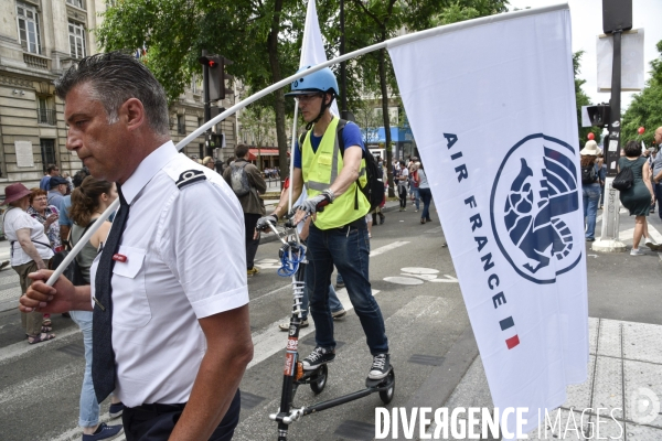 Manifestation La marée populaire anti Macron, le 26 mai à Paris.