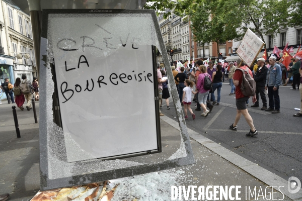 Manifestation La marée populaire anti Macron, le 26 mai à Paris.