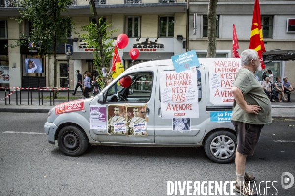 Manifestation  Maree Populaire , Paris.