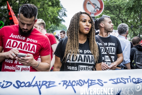 Manifestation  Maree Populaire , Paris.