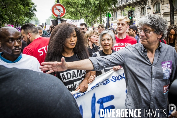 Manifestation  Maree Populaire , Paris.