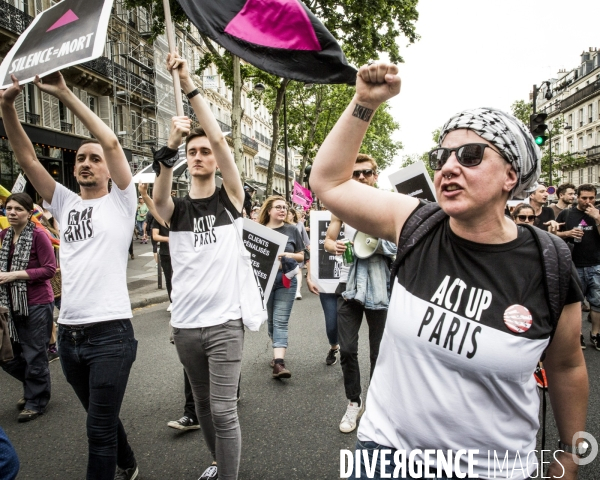 Manifestation  Maree Populaire , Paris.