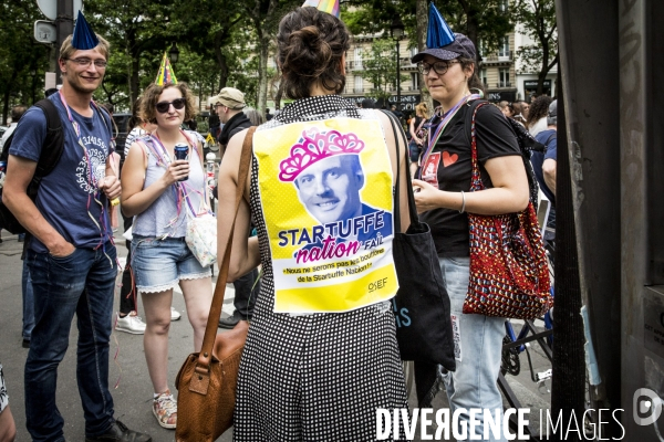 Manifestation  Maree Populaire , Paris.