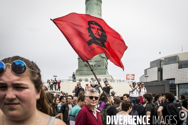 Manifestation  Maree Populaire , Paris.