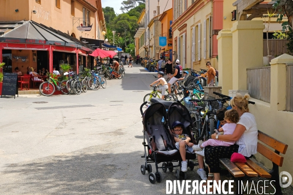 Sur l  île de Porquerolles