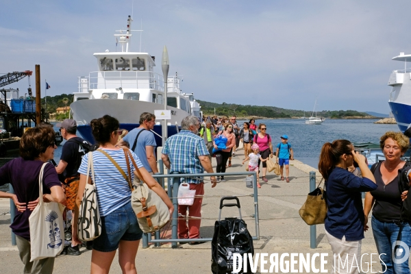 Sur l  île de Porquerolles